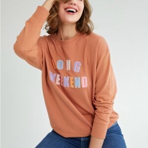 Sweatshirt "Weekend" logo